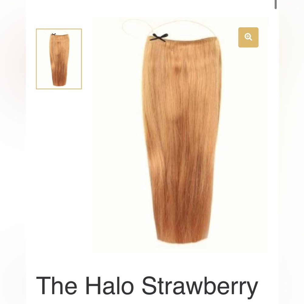 Authentic Halo Luxury Hair Extensions #110 16” Strawberry blonde FREE SHIPPING